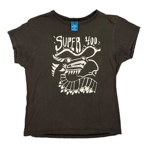 SUPER 400 T-Shirt Kids Medium Chinese Dragon Distressed